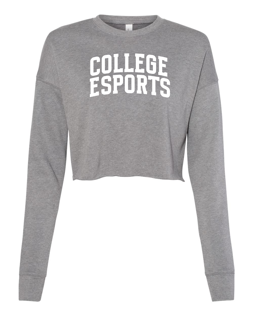 College Esports Arch Crop Long Sleeve Tee