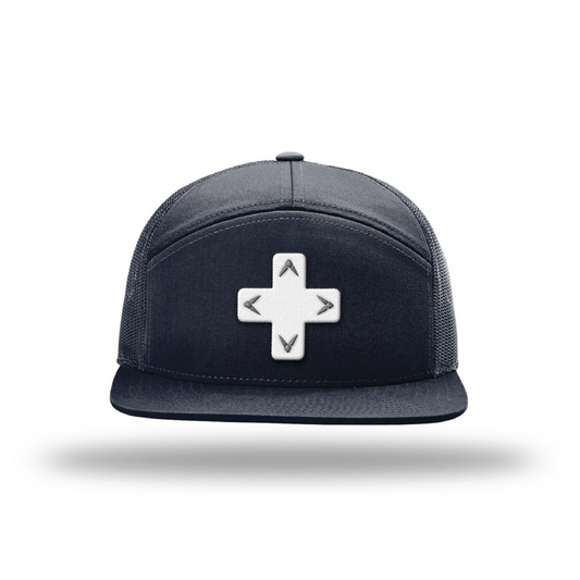 D-Pad Seven Panel Trucker Cap