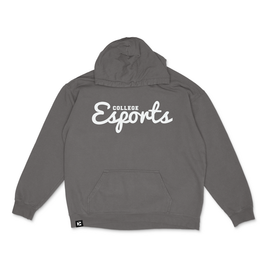 College Esports Vintage Script Hoodie